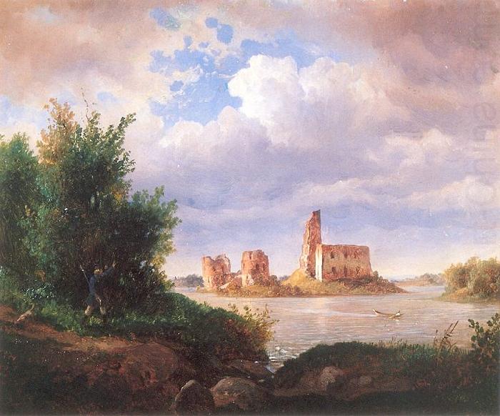 Castle ruins in Trakai near Vilnius., Wojciech Gerson